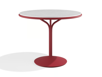 JOS - Round steel table and HPL top by BABEL D - view 2